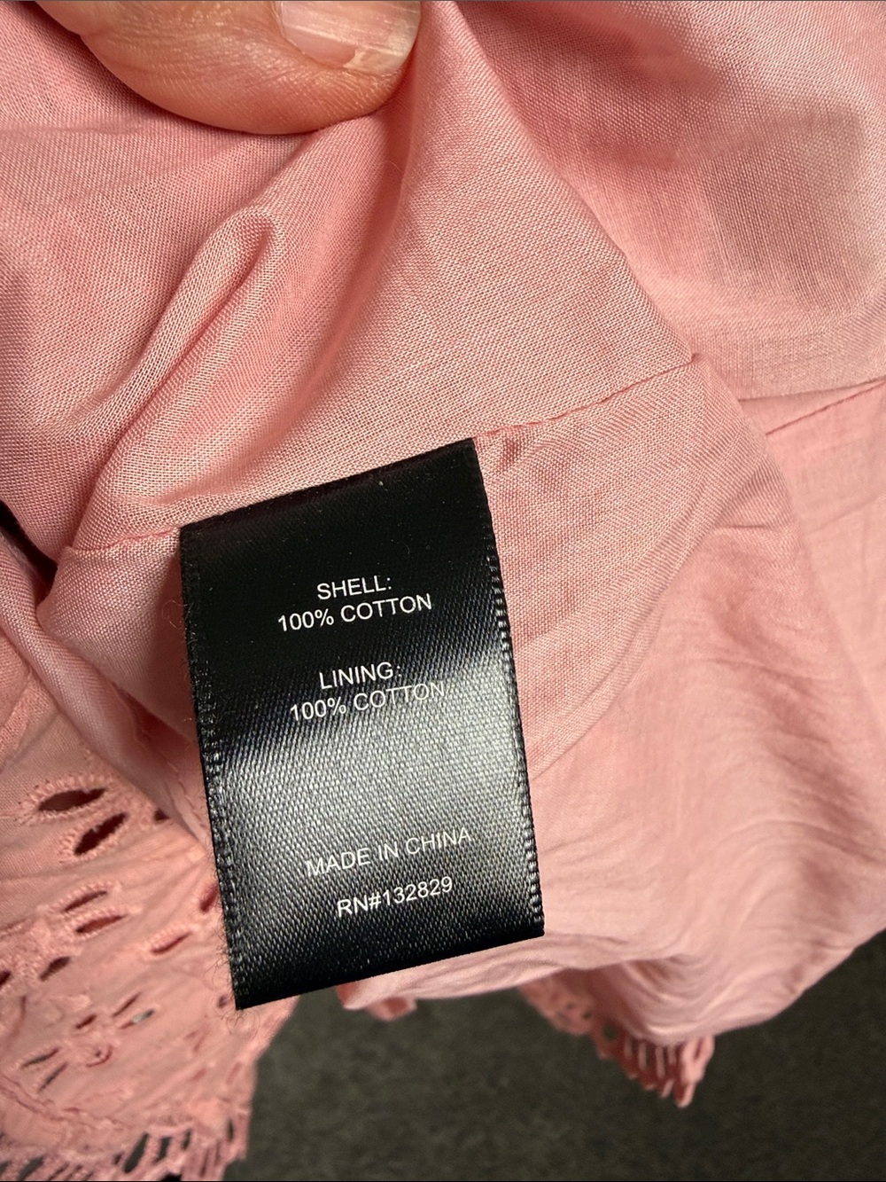 NBD Eyelet Lace Mini Dress in Pink Size Small Like New - Picture 11 of 11